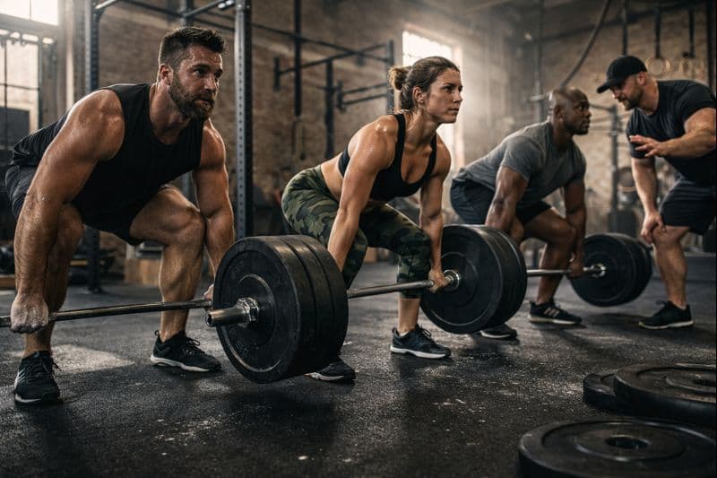 Treino e energia no box